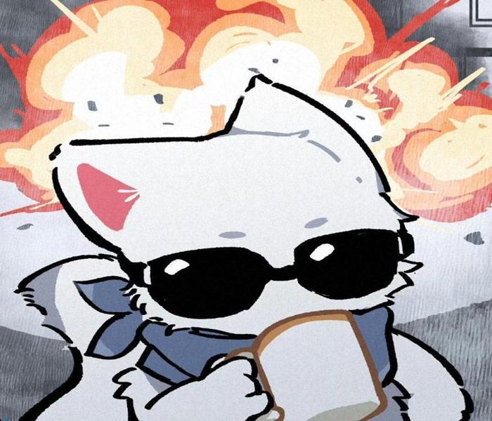 Hình avatar mèo ngầu anime cute