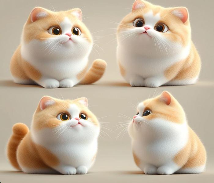 Mèo béo anime