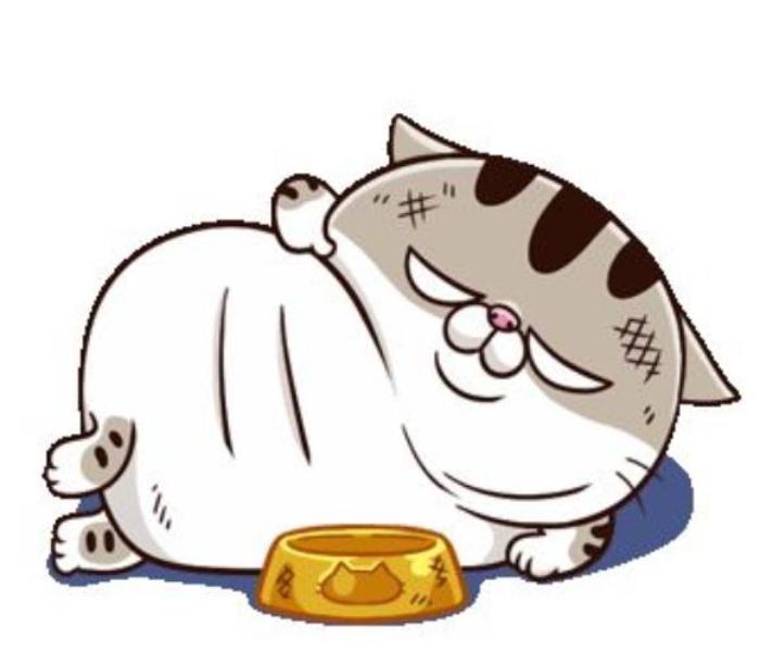 Mèo mập chibi