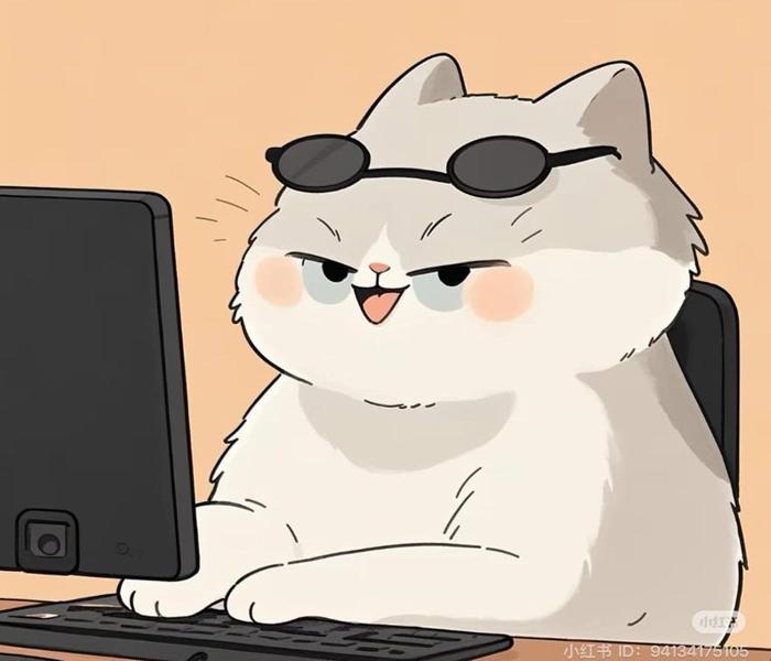 Hình avatar mèo ngầu anime cute