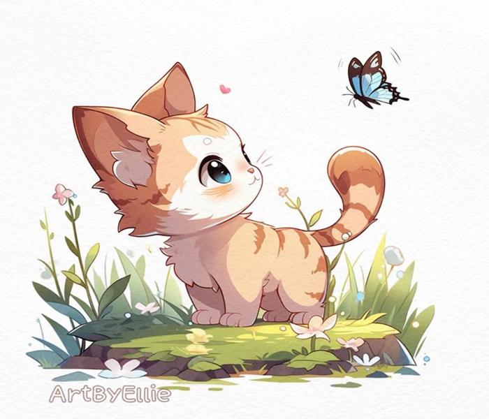 Hình ảnh mèo chill cute