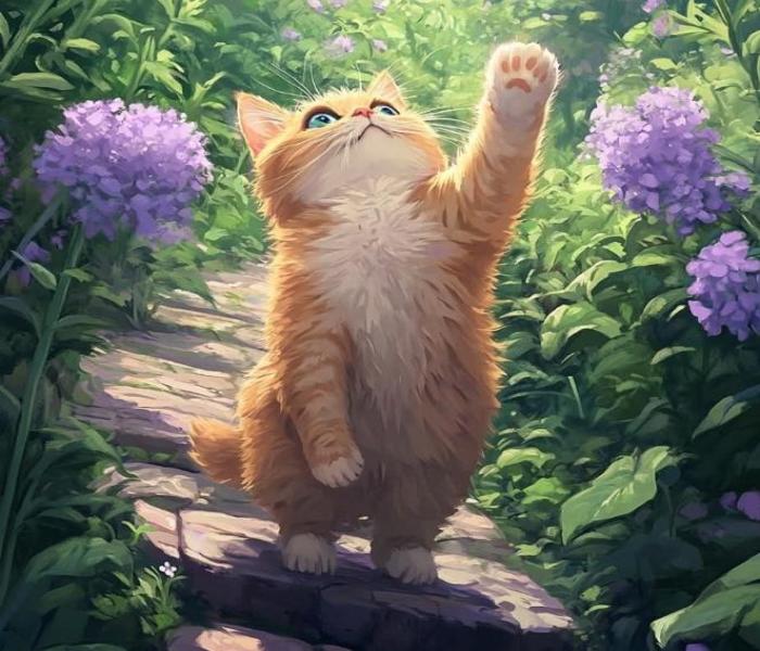 Hình ảnh mèo chill cute