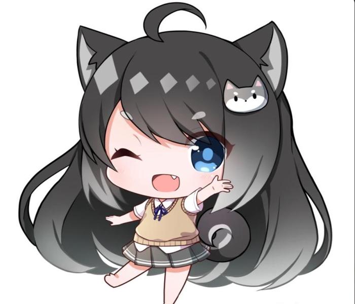 Ảnh mèo anime xinh cute