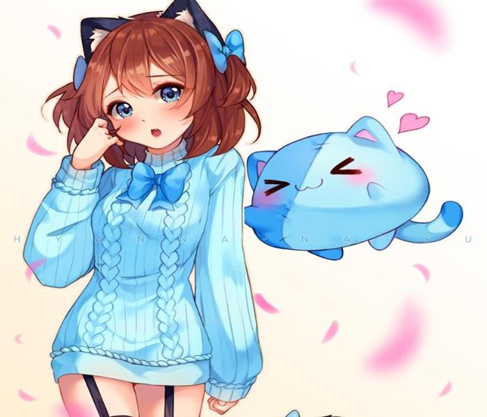 Mèo chibi cute