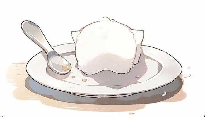 Ảnh mèo trắng cute chibi anime