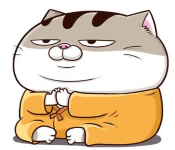 Hình ảnh mèo mập chibi hài hước