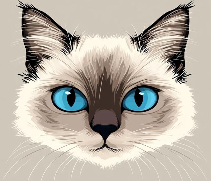 Hình ảnh mèo xiêm con cute