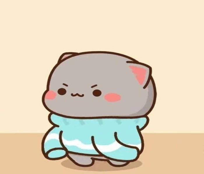 Avatar mèo chibi đôi cute
