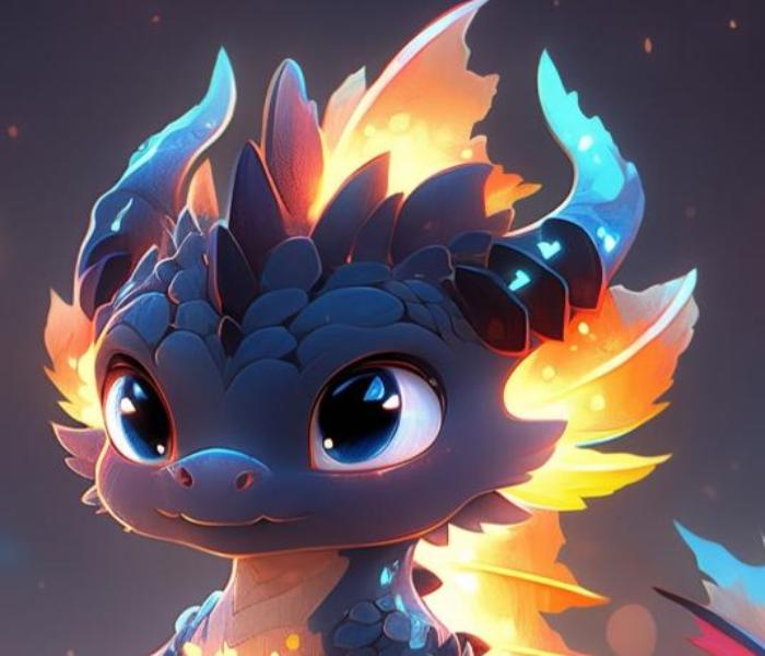 Album +99 Hình Ảnh Rồng Đáng Yêu, Chibi Hoạt Hình Visual Khắp MXH