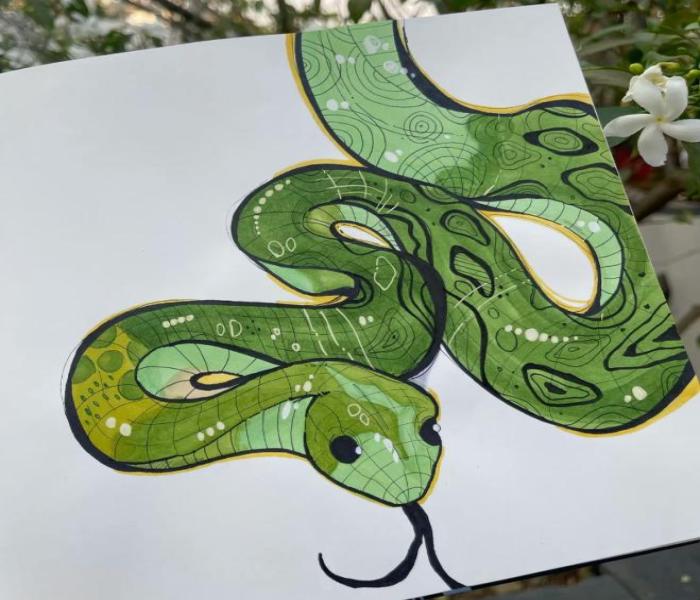 +90 Hình Vẽ Con Rắn Dễ Thương, Đơn Giản Hay Chuyên Nghiệp Xem Ngay