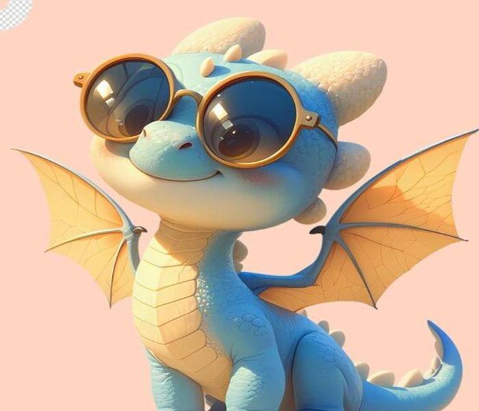 Ảnh Rồng Xanh – Hình Con Rồng Xanh Đẹp, Cute Chibi, Hình Nền Free