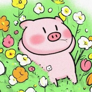 Avatar con heo dễ thương cute xỉu
