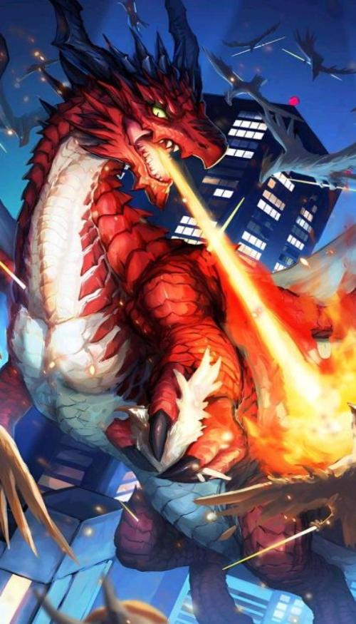 Hình ảnh rồng anime đẹp xinh cho điện thoại 