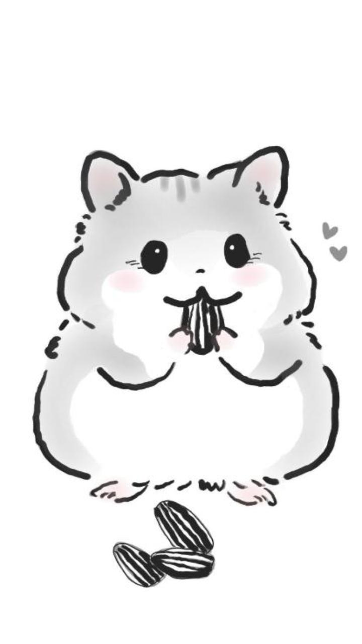 Hình nền chuột hamster dễ thương cho điện thoại