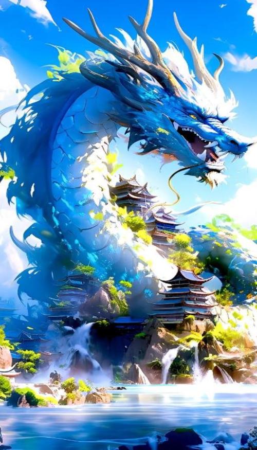 Hình ảnh rồng anime đẹp xinh cho điện thoại 