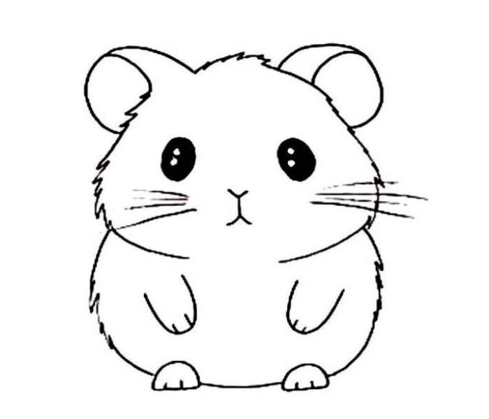 [Tranh Tô Màu Con Chuột] – Hình Tô Màu Chuột Mickey, Hamster Cute Xỉu