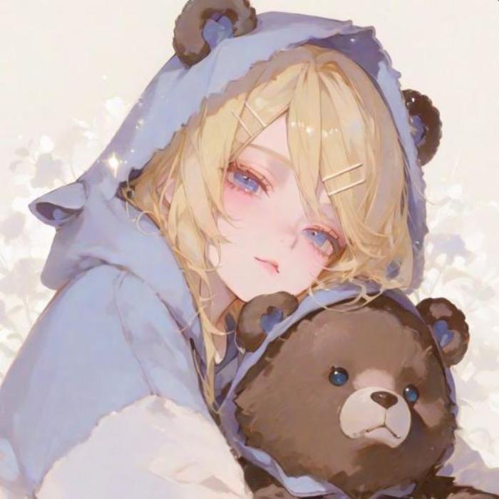 Hình ảnh anime gấu bông