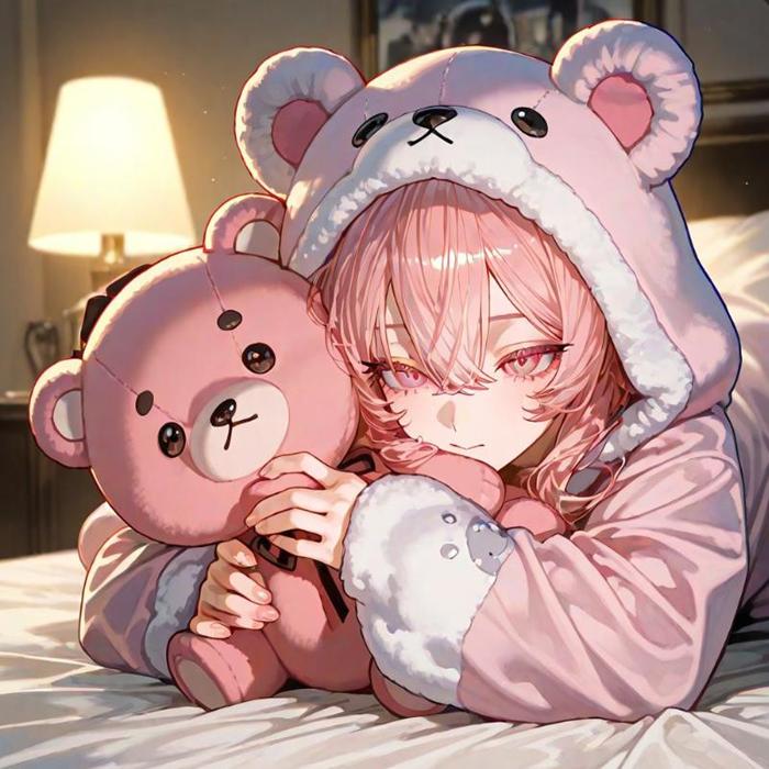 Hình ảnh anime gấu bông