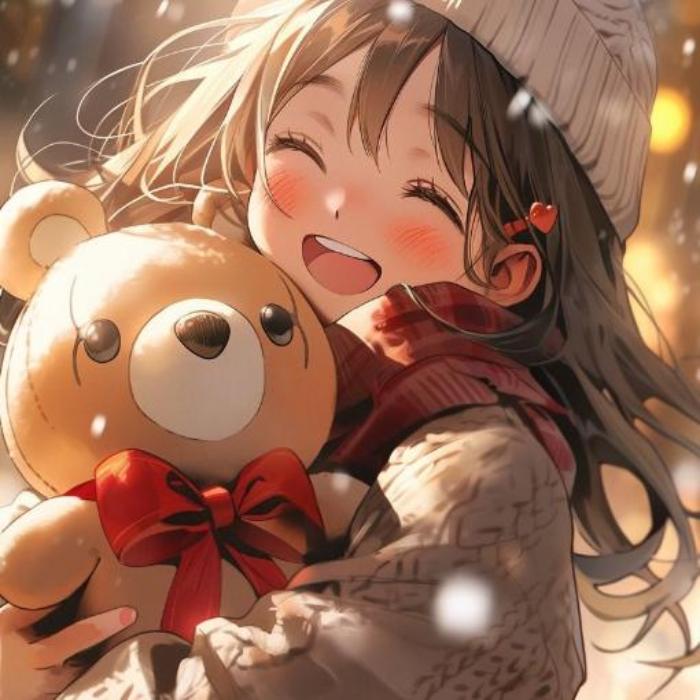 Hình ảnh anime gấu bông