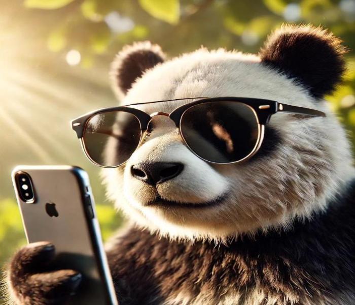Ảnh gấu trúc 3D ngầu