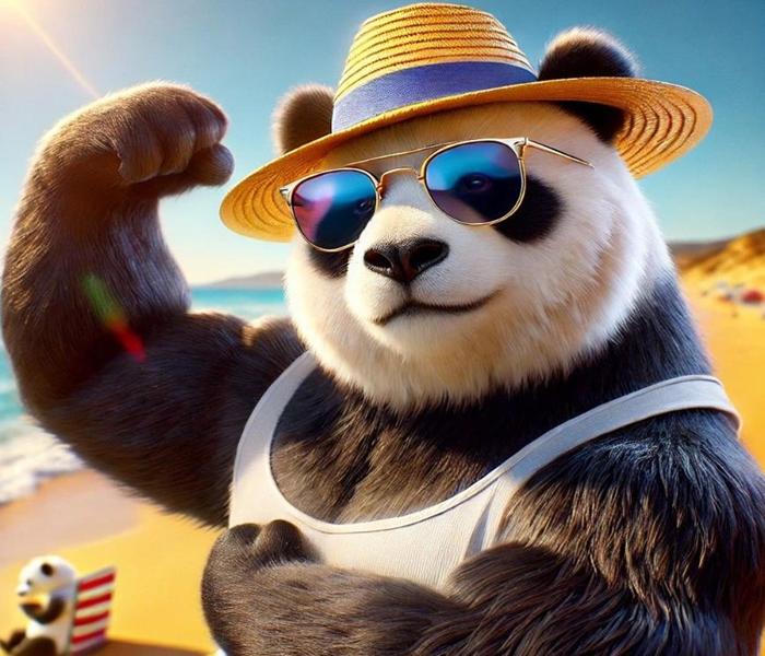 Ảnh gấu trúc 3D ngầu
