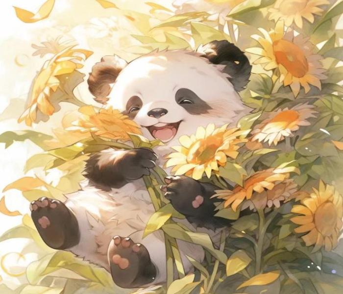 Hình ảnh gấu trúc chibi cute