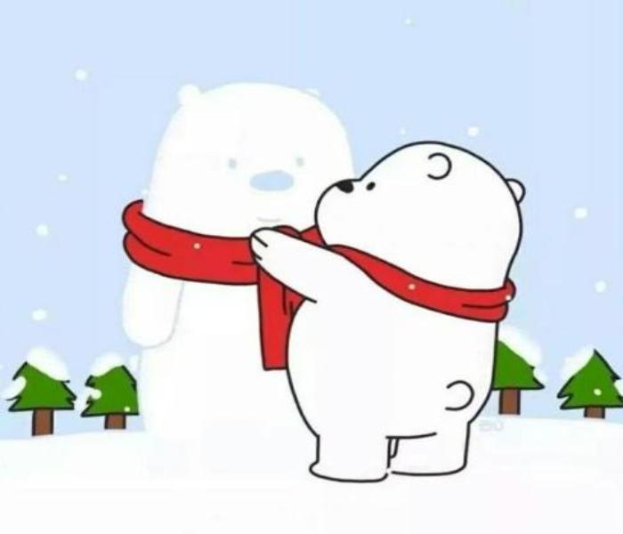 Hình ảnh gấu trắng chibi cute