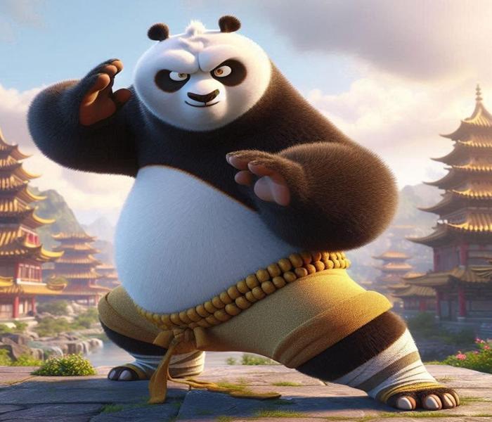 Ảnh gấu trúc panda hoạt hình