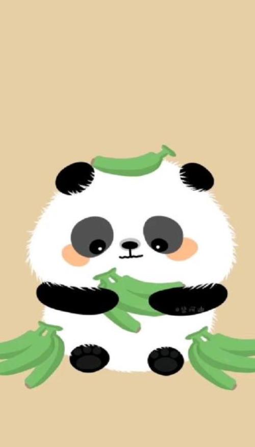 Hình nền gấu trúc chibi cho ĐT full HD 