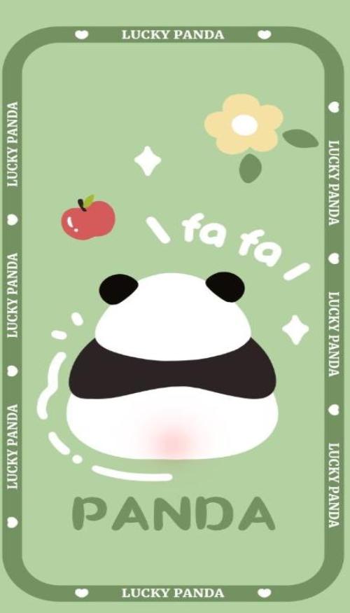 Hình nền gấu trúc chibi cho ĐT full HD 