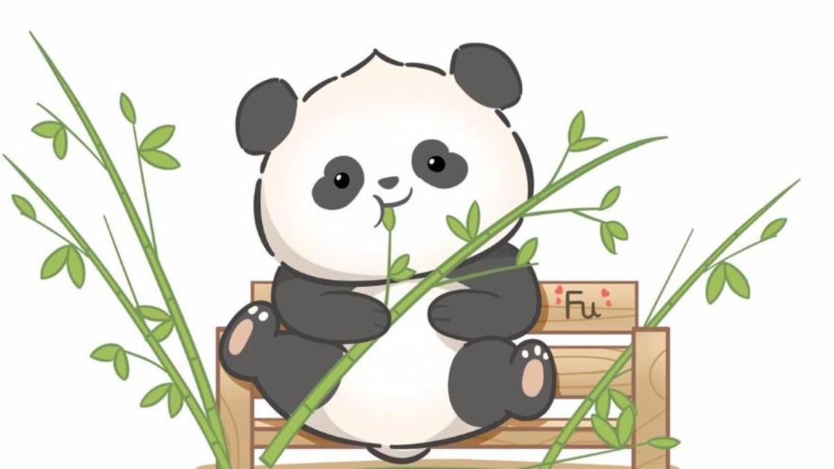 Ảnh nền chibi gấu trúc cho PC cute 