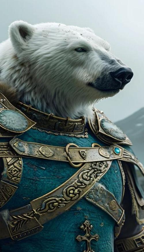 Ảnh nền gấu tuyết trắng ngầu cho iphone miễn phí 