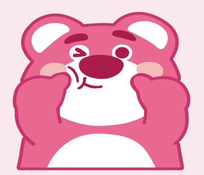 Hình vẽ gấu dâu đáng yêu