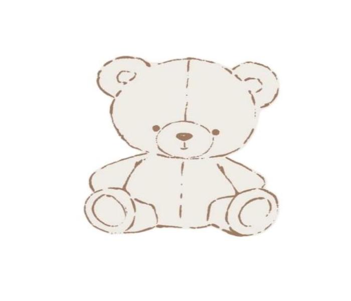 Hình vẽ gấu bông dễ thương