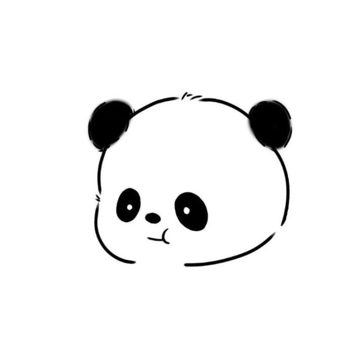 Hình vẽ gấu trúc cute